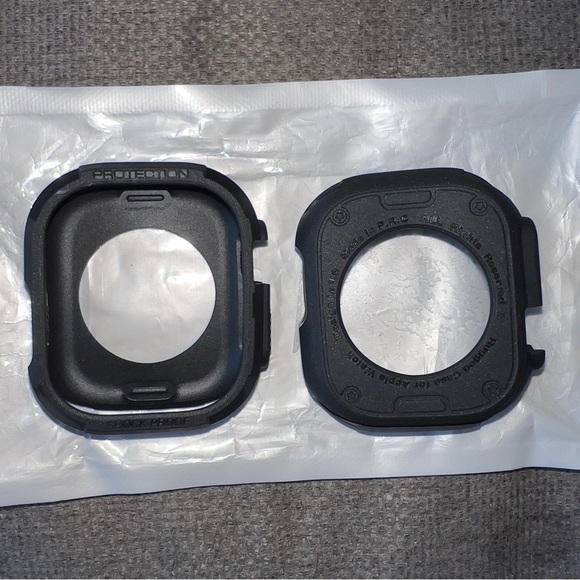 Apple Watch Ultra compatible tpu black case 49 mm (2 pack) NWOT. - Picture 5 of 7